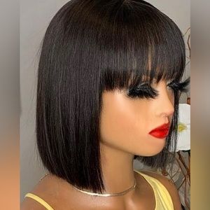 - - - - Bella bob 100% human hair full wig